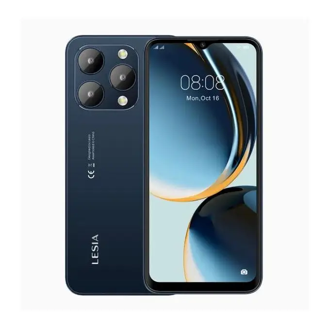 LESIA BRIGHT 3 - 4+4GB RAM - 128GB -Rear 13MP AF Front 5MP - Dark Blue