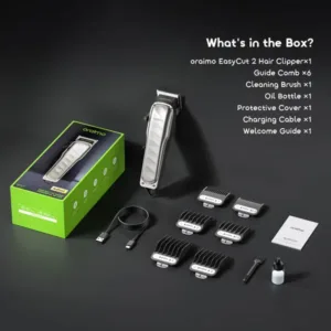 oraimo EasyCut 2 10W Super Powerful Quick Charge Hair Clipper